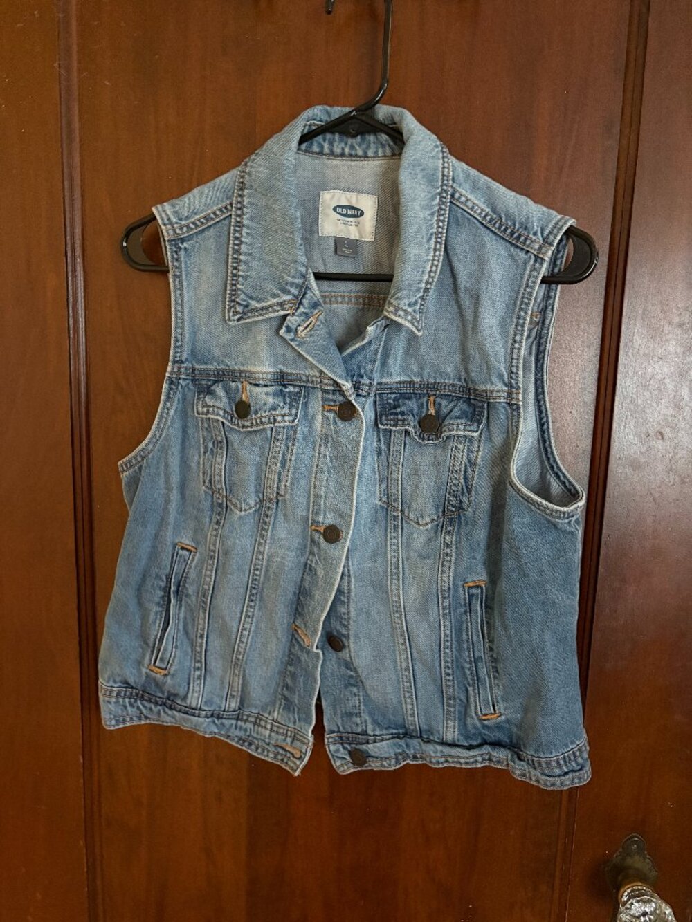 Old Navy Denim Vest, Size L